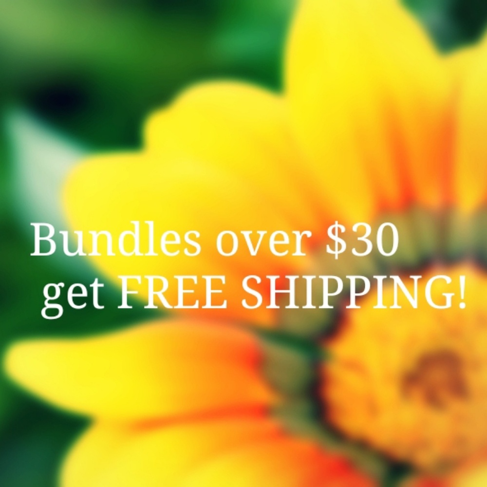 BUNDLES OVER $30 GET FREE SHIPPING!!